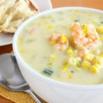 SHRIMP SWEET CORN SOUP  (S/M/L)